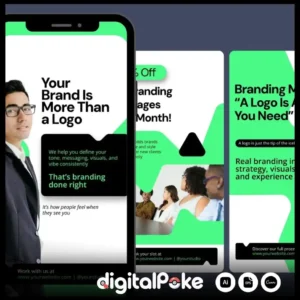 Business Agency Instagram Story Pack | Editable Canva Templates for Marketing & Branding