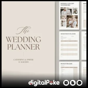 Wedding Planner Template | Elegant & Editable Wedding Organizer